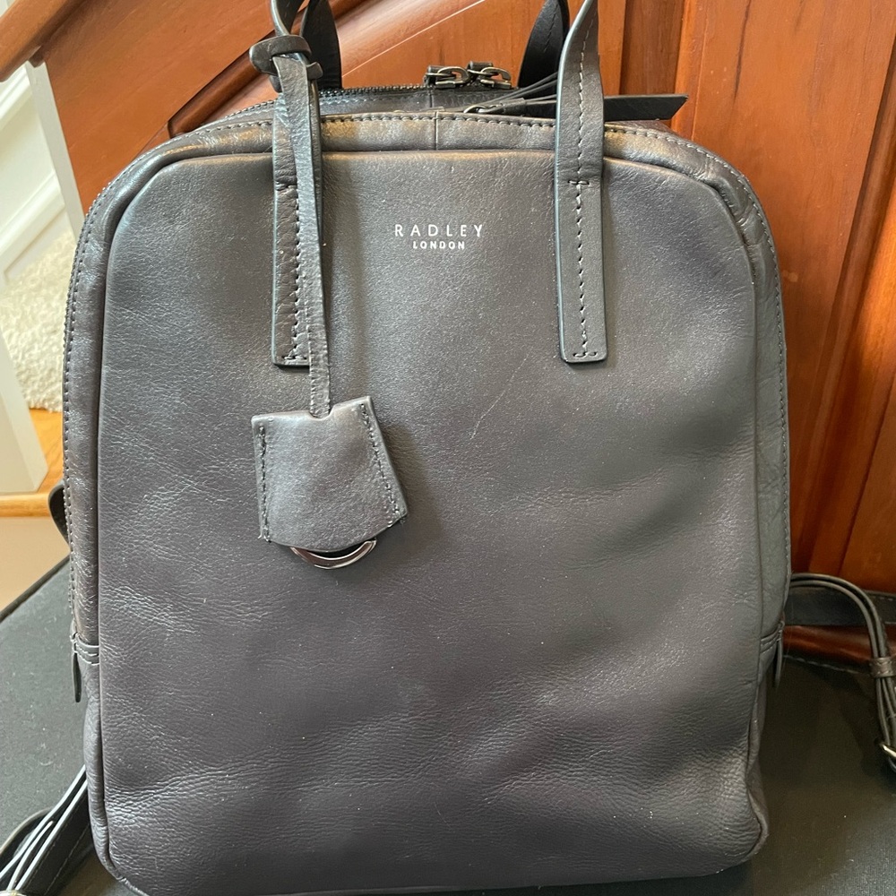 Radley London Black Leather Backpack